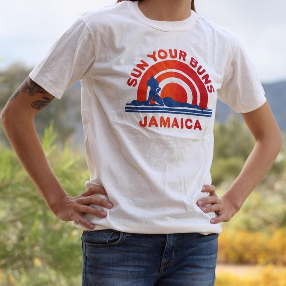 Vintage Sun Your Buns T-shirt